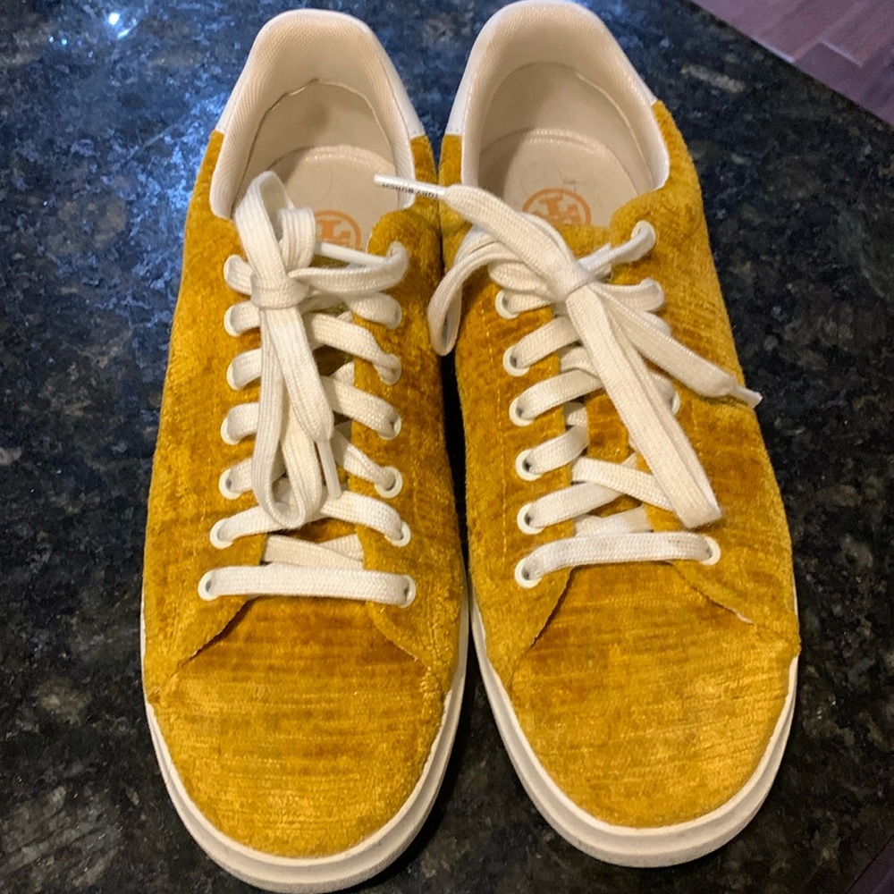 Tory Burch Howell Court Velvet Sneaker